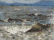 William Stott of Oldham Breaking Wave oil painting